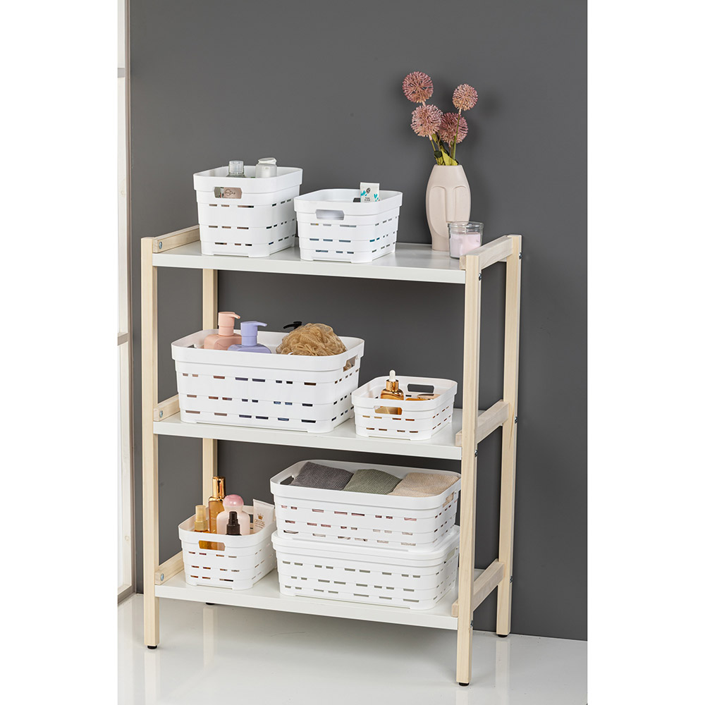 Корзина IDEA HOME Pyramid 2.8 л 24x17,5x8 см White (00610 White) Тип органайзер