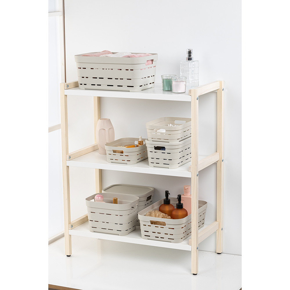 Корзина IDEA HOME Pyramid 3.8л 24x17,5x12 см Beige (00611 Bej) Тип органайзер