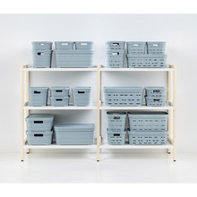 Корзина IDEA HOME Pyramid 3.8 л 24x17,5x12 см Blue-Grey (00611 Blue)