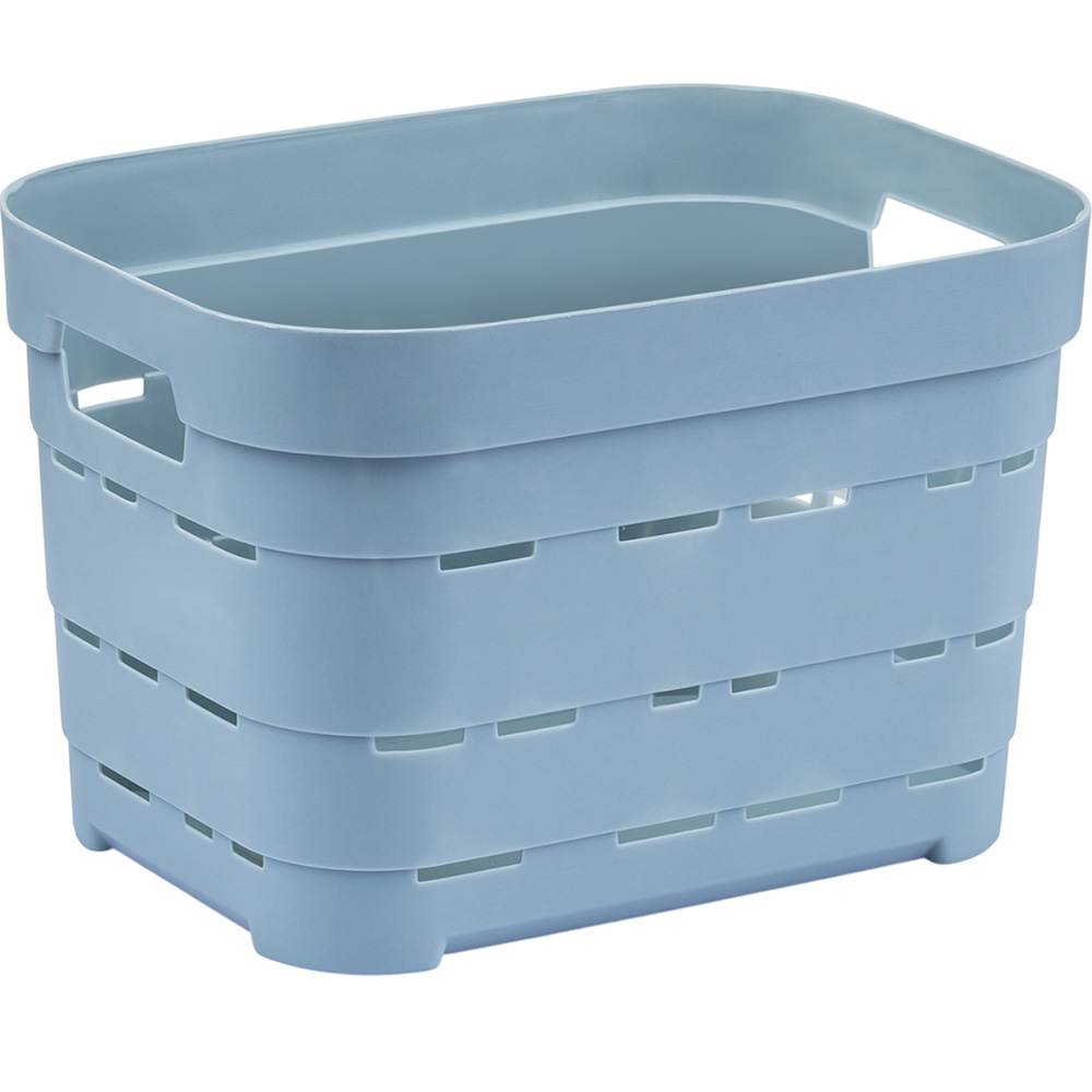 Корзина IDEA HOME Pyramid 5 л 24x17,5x16 см Blue-Grey (00612 Blue)