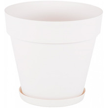 Горщик для рослин SERINOVA №2 YALI POT 1.7 л White Grey (YS02-KirliBeyaz)