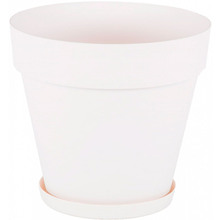 Горщик для рослин SERINOVA №5 YALI POT 10 л White Grey (YS05-KirliBeyaz)