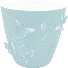 Горщик для рослин ALYAPLASTIK 3D 1,4 л Світло-блакитний (ALY102l.blue)