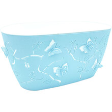Горщик для рослин ALYAPLASTIK 3D NO: 1 балконний 4,1 л Light Blue (ALY111l.blue)