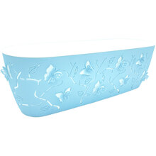 Горщик для рослин ALYAPLASTIK 3D NO:2 балконний 7,3 л Blue (ALY112l.blue)