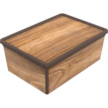 Контейнер QUTU Trend Box Wood 10л