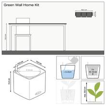 Комплект вазонов LECHUZA Green Wall Home Kit Color Белый (13398