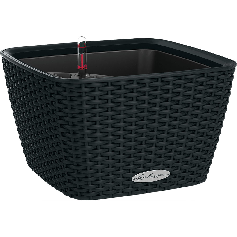 Вазон LECHUZA Bacino Cottage 30 Graphite Black (15468)