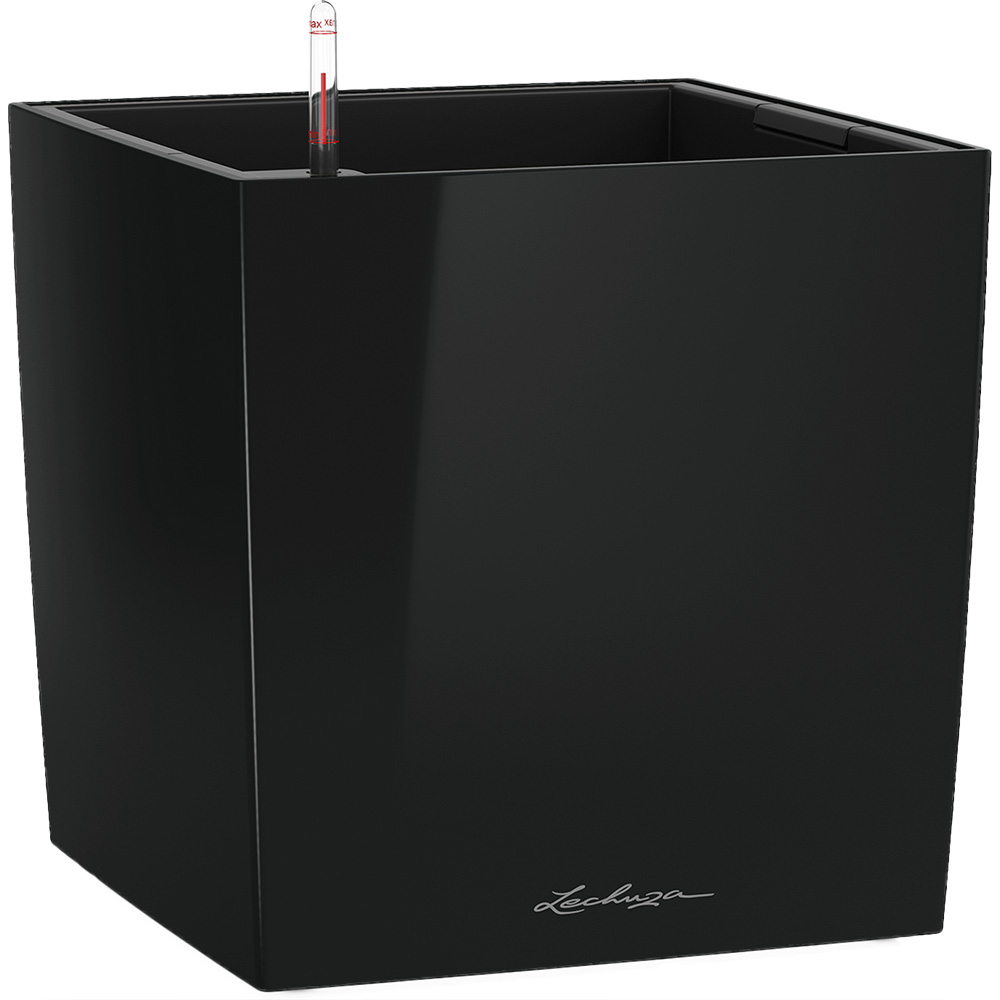 Вазон LECHUZA Cube Premium 50 Black Shiny (16569)