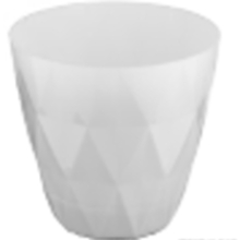 Горщик для рослин VIOLET HOUSE 0198 PRIZMA WHITE 1.5 л