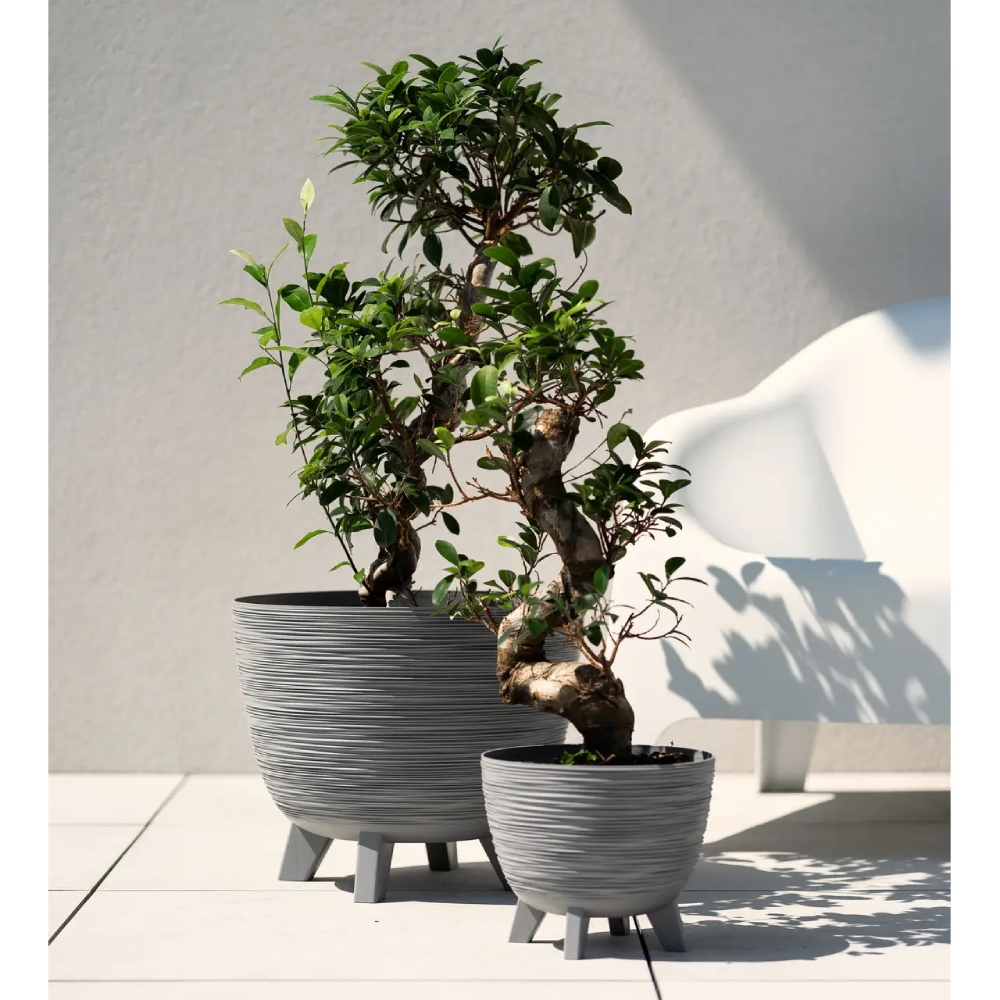 Фото 3 Горщик для рослин PROSPERPLAST Furu 5 л Gray (DFUR240-443U)