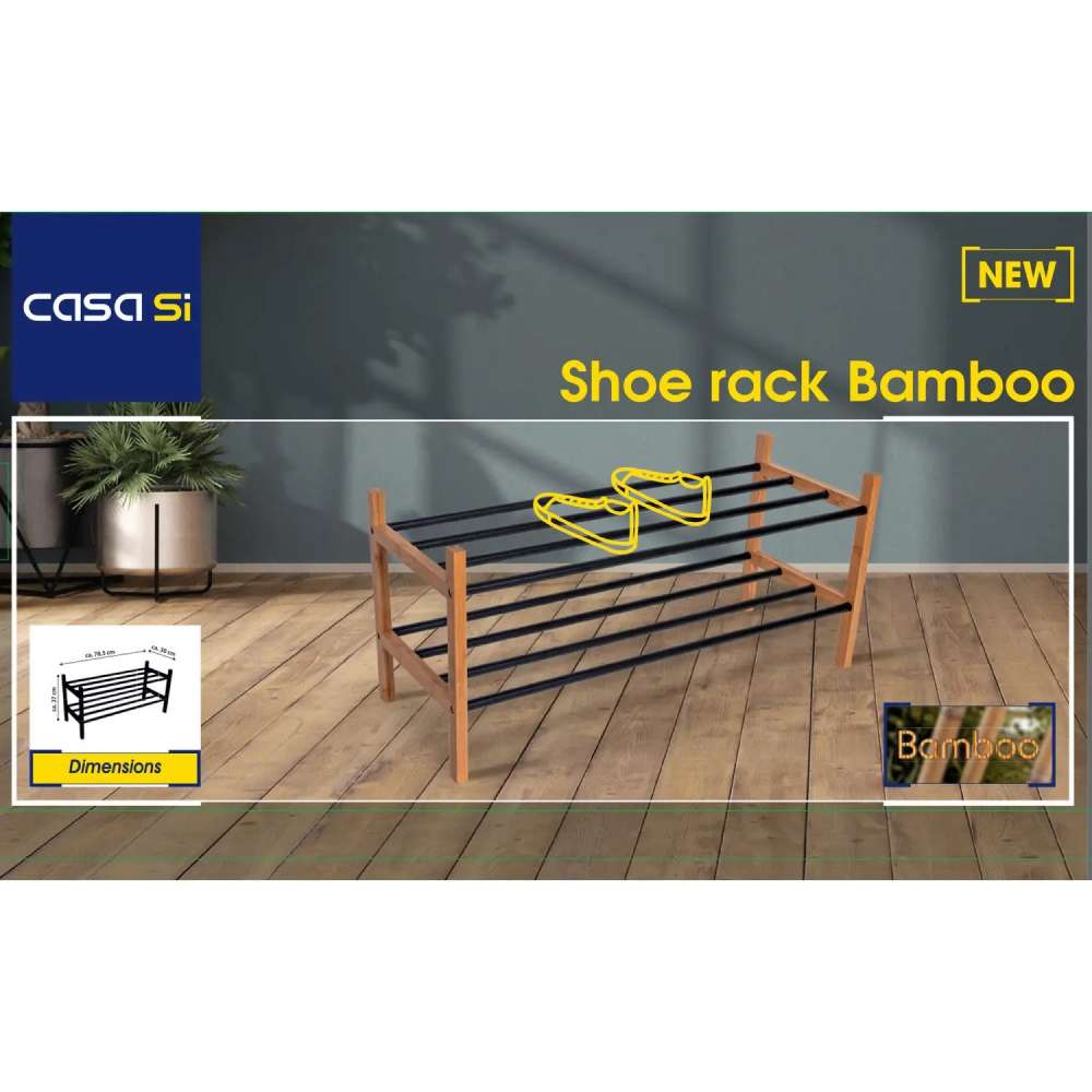 Фото 4 Полка для обуви CASA SI Shoe Rack Bamboo (CS92307W04)