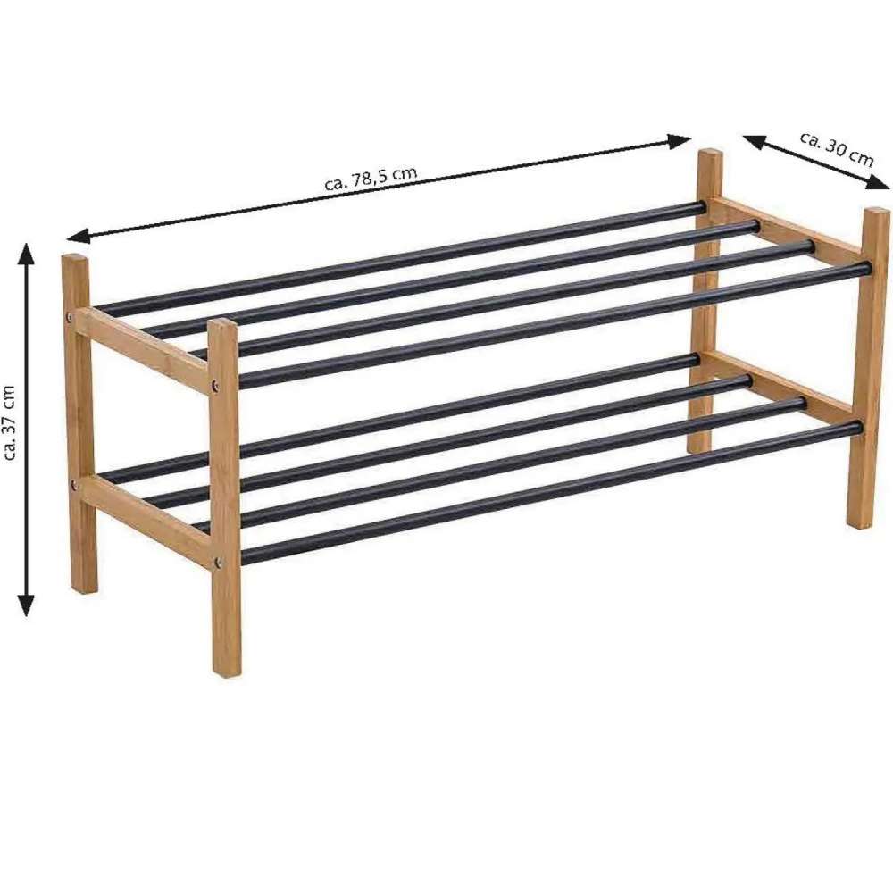 Полка для обуви CASA SI Shoe Rack Bamboo (CS92307W04) Материал бамбук