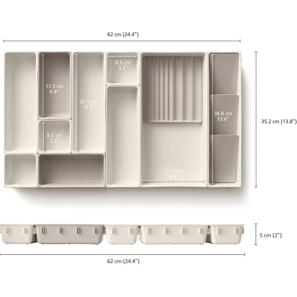 Органайзер JOSEPH JOSEPH для косметики (75010) Кількість ящиків 12