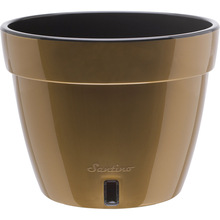 Вазон SANTINO Asti 9 л Black / Gold (2005298)