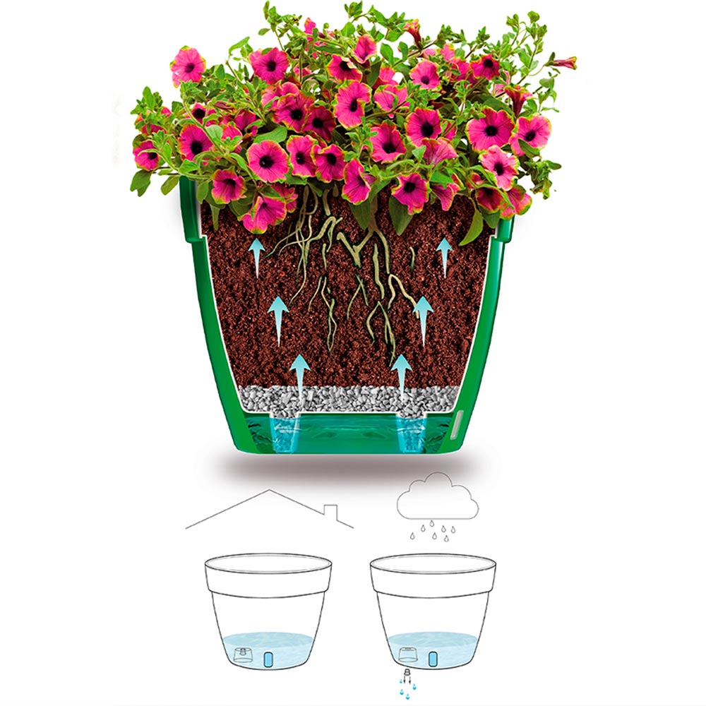 Вазон SANTINO Asti 6л White (2005175) Материал пластик