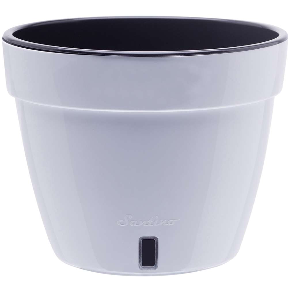 Вазон SANTINO Asti 1.4л White-black (2021595)