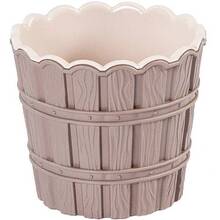 Горшок для растений VIOLET HOUSE 0982 BAMBOO SMART BROWN 1.2 л