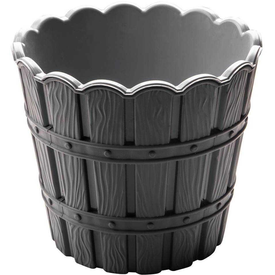 Горщик для рослин VIOLET HOUSE 0982 BAMBOO SMART GRAY 1.2 л