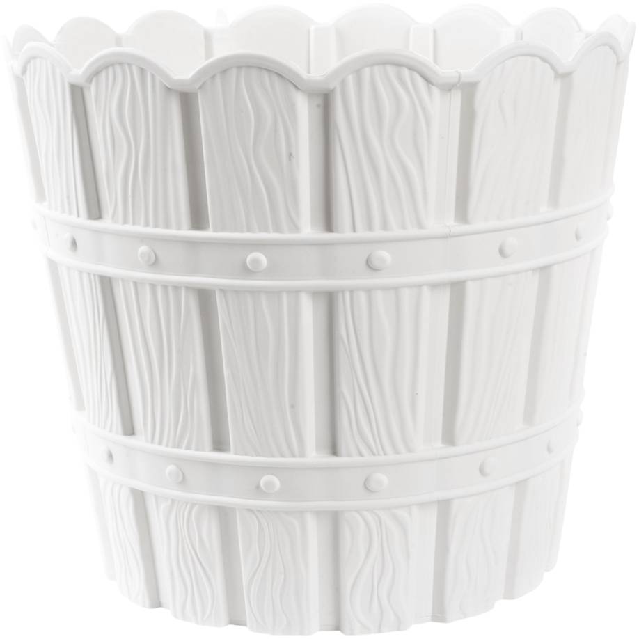 Горшок для растений VIOLET HOUSE 1052 BAMBOO WHITE 0.6 л