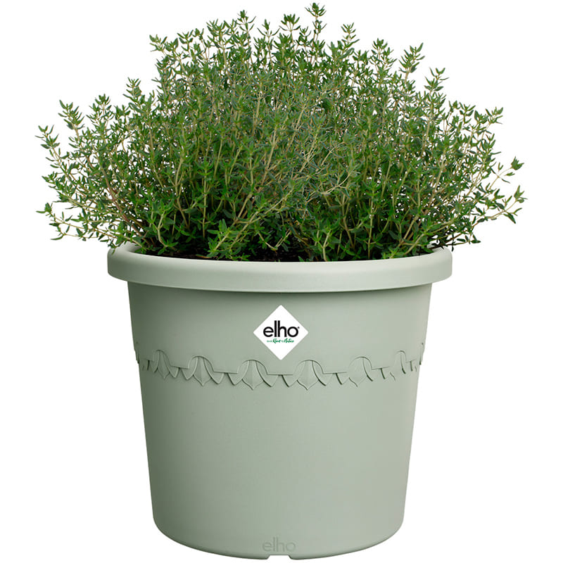 Вазон ELHO Algarve Cilindro 25 см Olive (528942) Матеріал пластик