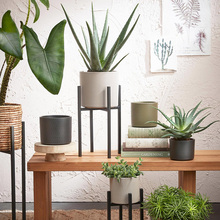 Кашпо EDELMAN Era 17.5 см Чорний матовий (1051639)