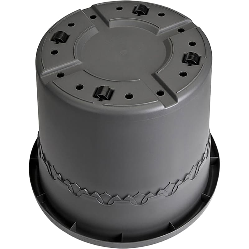 Зовнішній вигляд Вазон ELHO Algarve Cilindro 40 см Anthracite (529178)