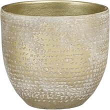 Кашпо EDELMAN Carrie pot round 16см Champagne Metallic  (1133435)