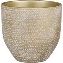 Кашпо EDELMAN Carrie pot round 20см Champagne Metallic  (1133436)