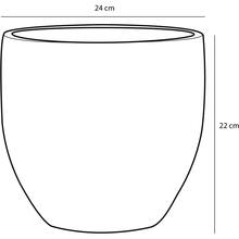 Кашпо EDELMAN Carrie pot round 24см Champagne Metallic (1133437)