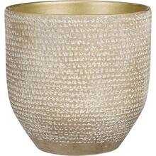 Кашпо EDELMAN Carrie pot round 24см Champagne Metallic (1133437)