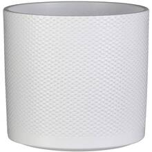 Кашпо EDELMAN Era Pot Round Рельєфний 2,3 л White (1051624)