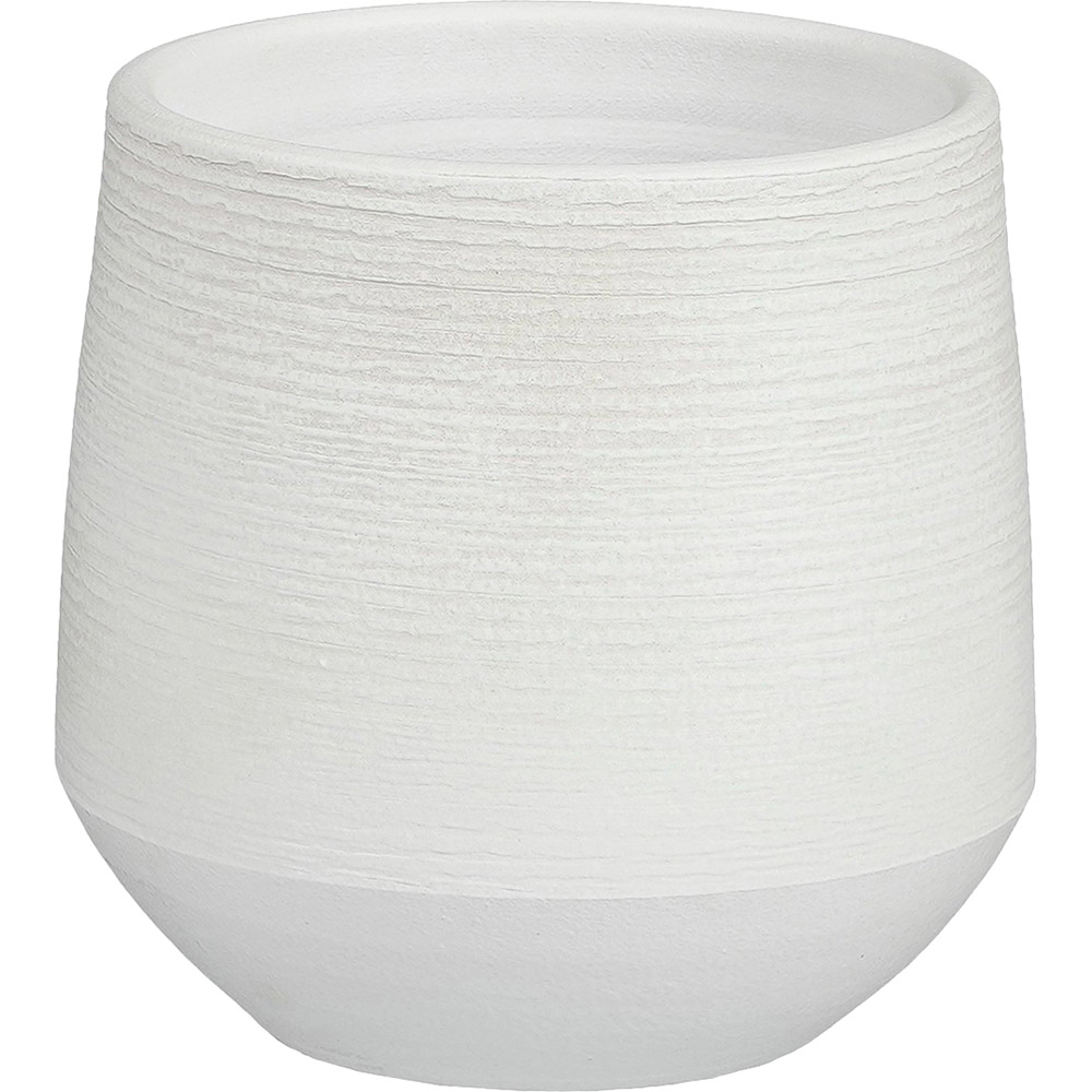 Кашпо EDELMAN Evora pot round 19см White (1148559)