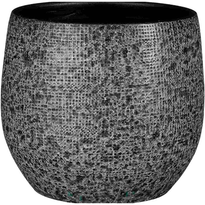 Кашпо EDELMAN Enrique pot round 22см Grey (1157605)