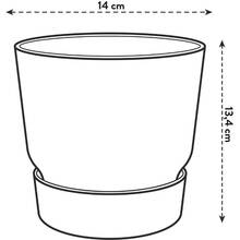 Горщик для рослин ELHO Greenville Round 1,4 л Beige (537890)
