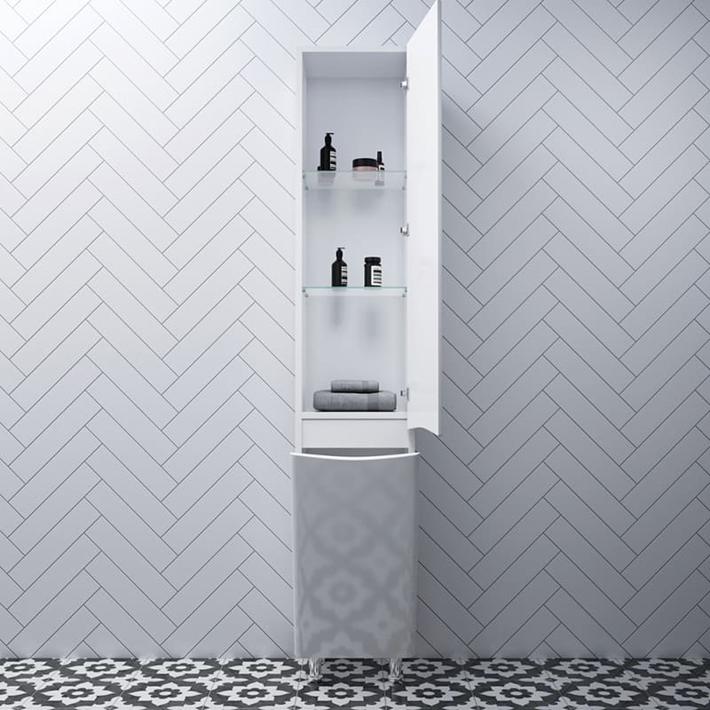 Шафа-пенал AM.PM Like 36 см White Gloss (M80CSR0361WG38) Кількість дверцят 2