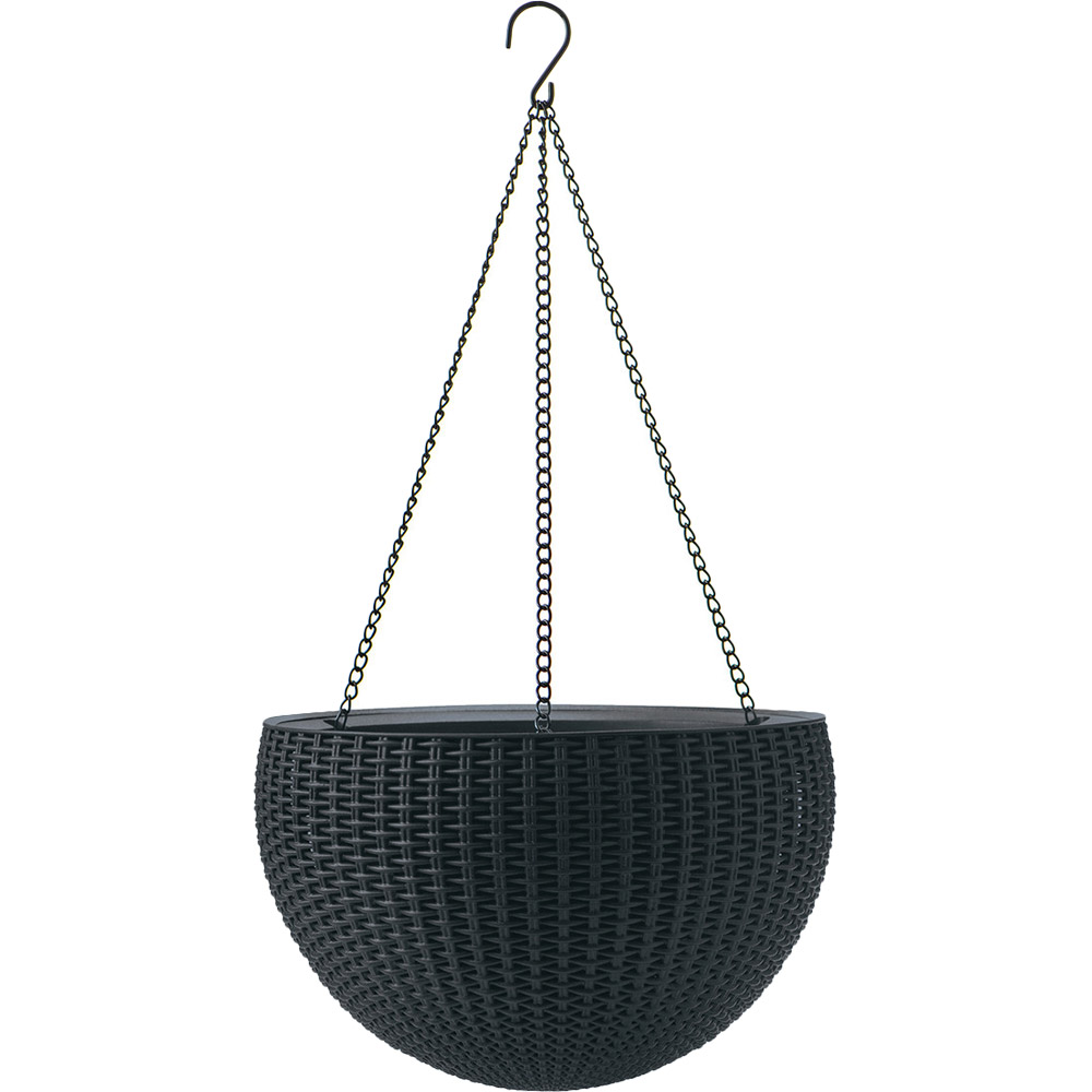Горшок для растений KETER Rattan hanging sphere Grey