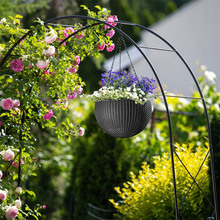 Горшок для растений KETER Rattan hanging sphere Grey