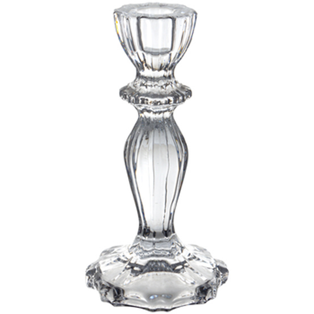 Свічник LEGLASS 10 x 10 x 20.3 см, прозорий (355-298)