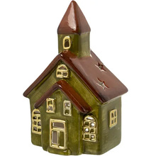 Подсвечник LEFARD "Домик" 15 х 9.7 х 6.8 см Green (947-050)
