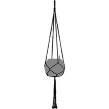Підвіс для кашпо LECHUZA 13899 Macrame Cotton PURE 120 Black