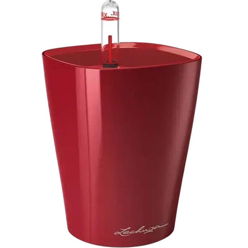 Кашпо LECHUZA Mini-Deltini Premium ярко-красный (14960)