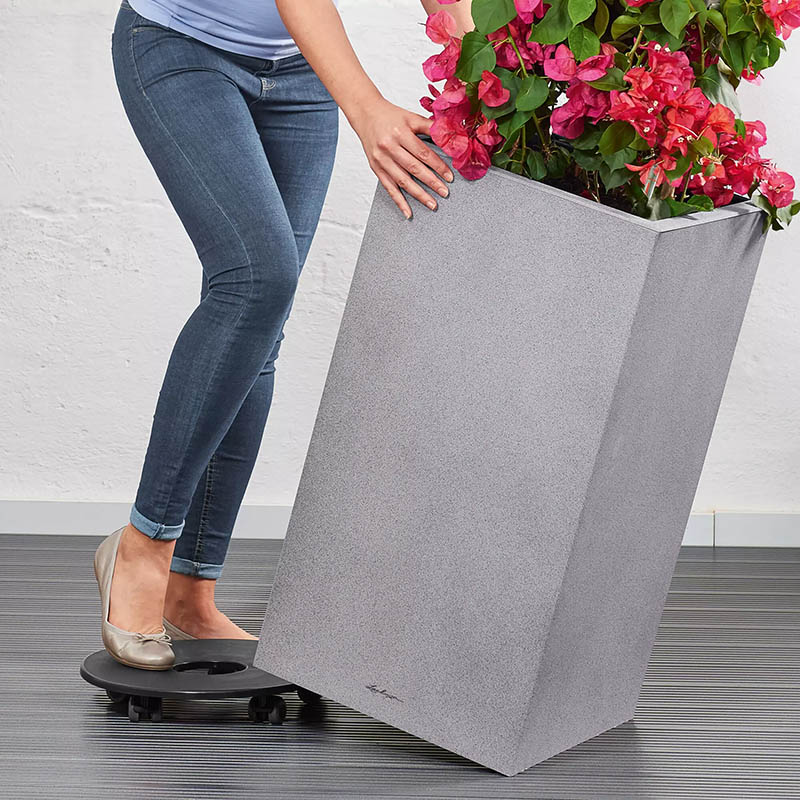 Фото 4 Кашпо LECHUZA Canto Slatestone High 40 темно-серый (15956)