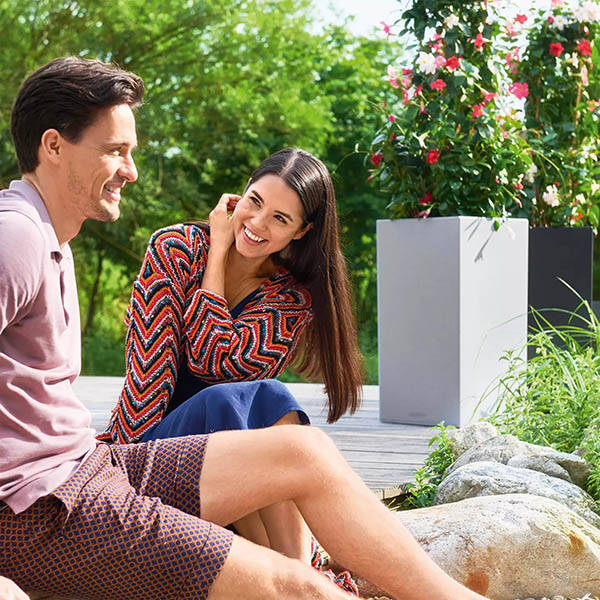 Заказать Кашпо LECHUZA Canto Slatestone High 40 темно-серый (15956)