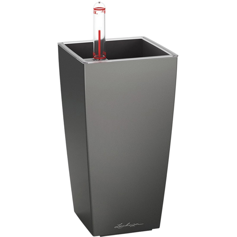 Вазон LECHUZA Mini-Cubi Anthracite(18123)