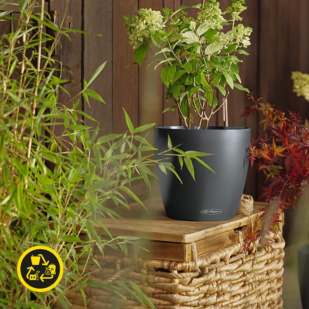В інтернет магазині Вазон LECHUZA Classic Eco Eco 18 Dark Gray (18905)