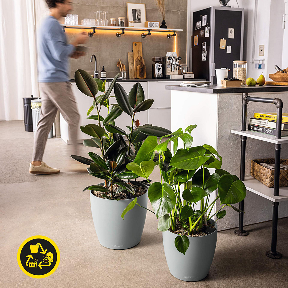 В интернет магазине Вазон LECHUZA Classico Color Eco 28 Dark Gray (18925)