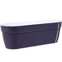 Горщик для рослин SANTINO Asti Window Box 50х17х20 см антрацит-білий (2021519)