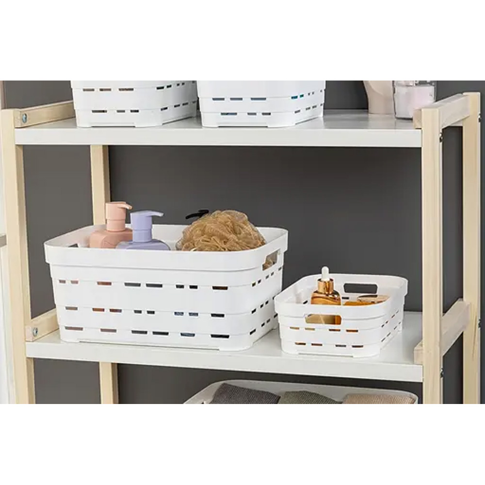 Корзина IDEA HOME Pyramid 10.8л 00616 White Материал пластик