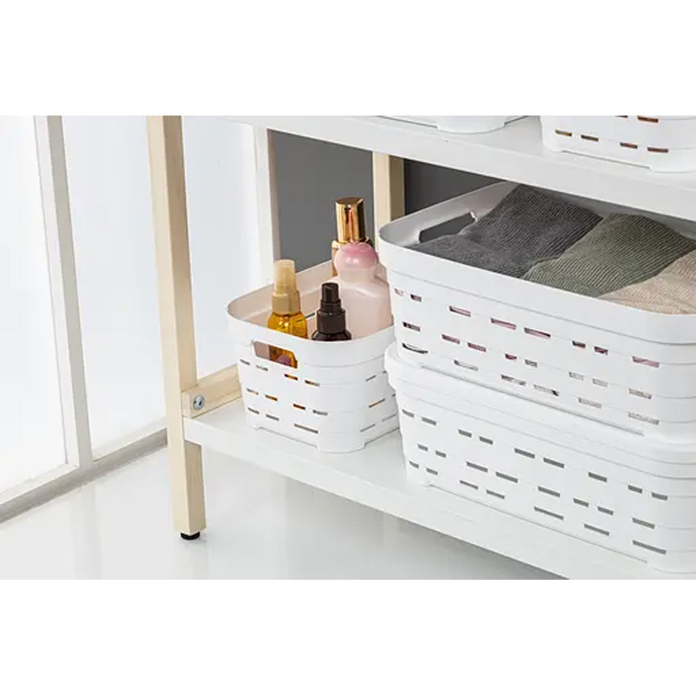 Корзина IDEA HOME Pyramid 10.8л 00616 White Размеры 36 x 24 x 16